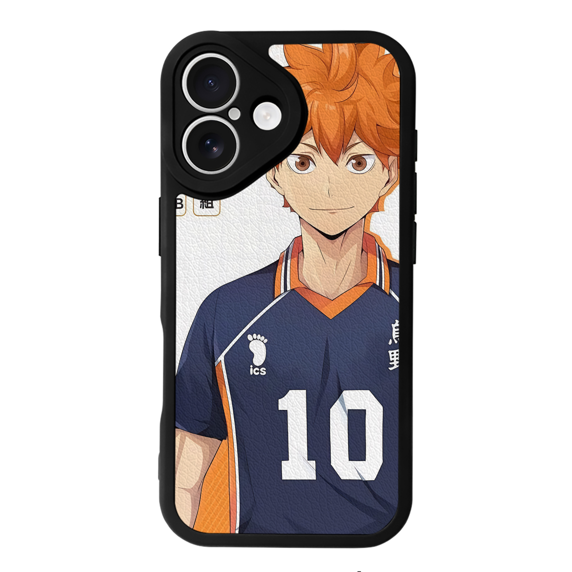 （画像用） ハイキュー!! Haikyu!! 【iPhone 16シリーズ対応】シリコンスマホケース（レザー調） 材質：シリコン